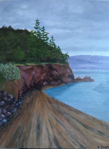 A landscape painting
